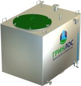 Гринлос Емкость стальная 2 м3 прямоугольная